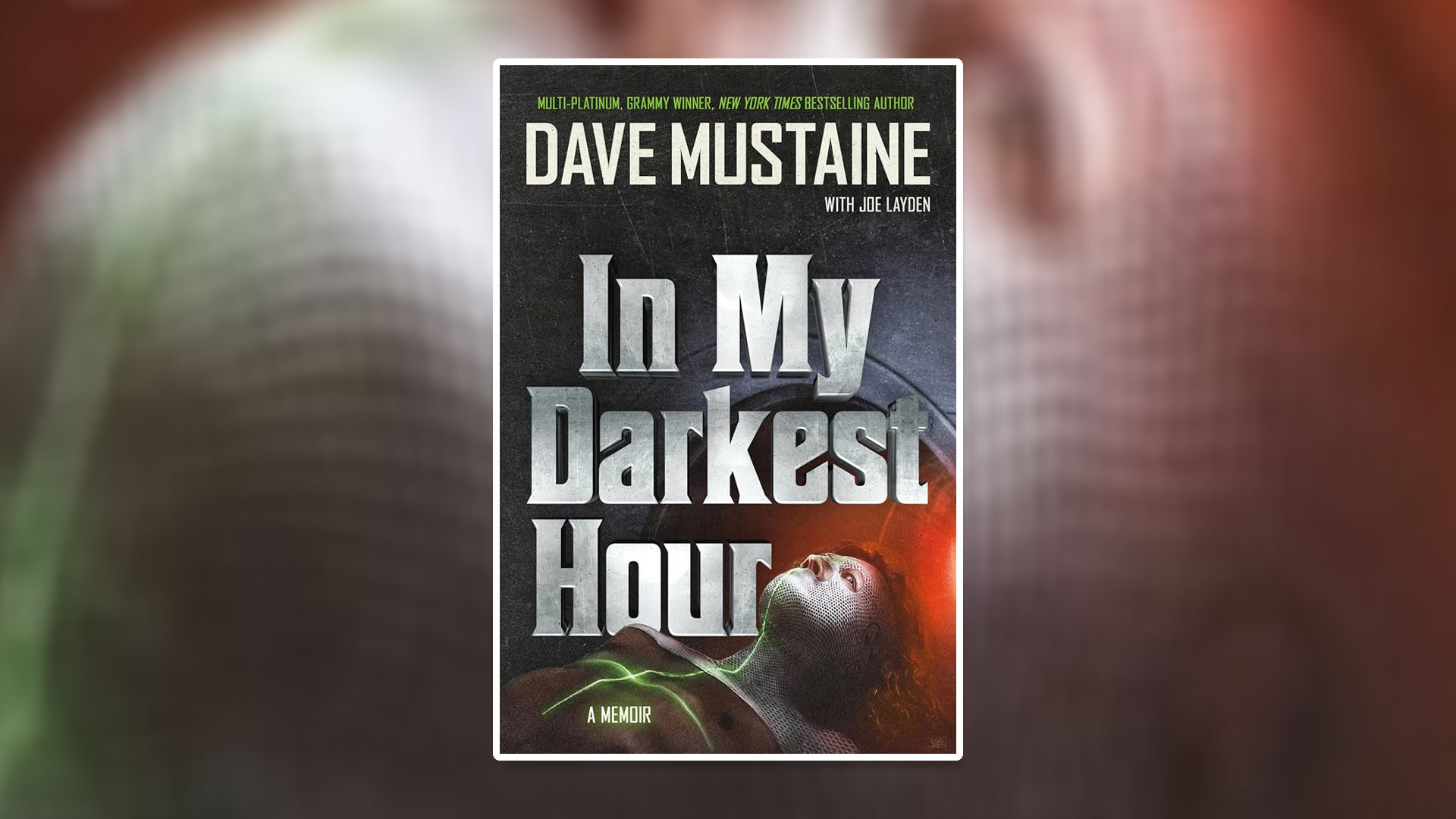The cover art for Dave Mustaine's new memoir