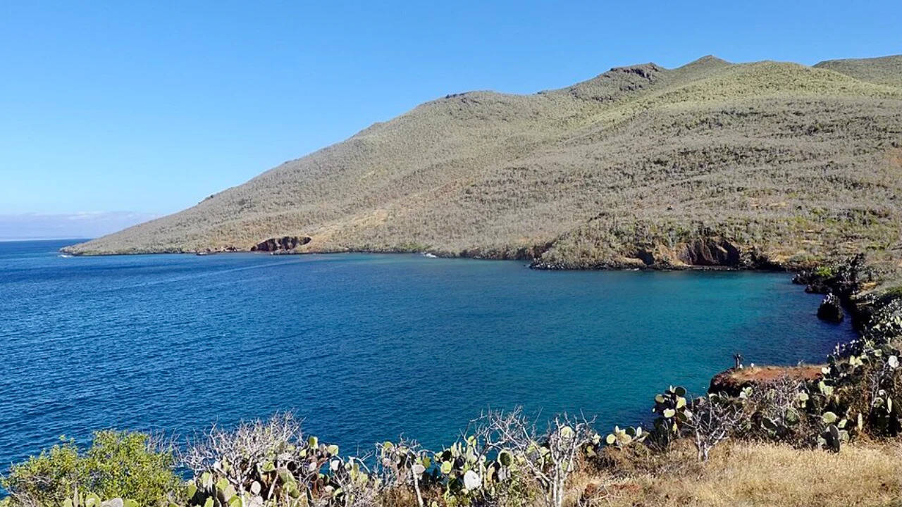Cove on the Northern Side of Rábida Island. Image credits: Wikimedia Commons Rábida_Island