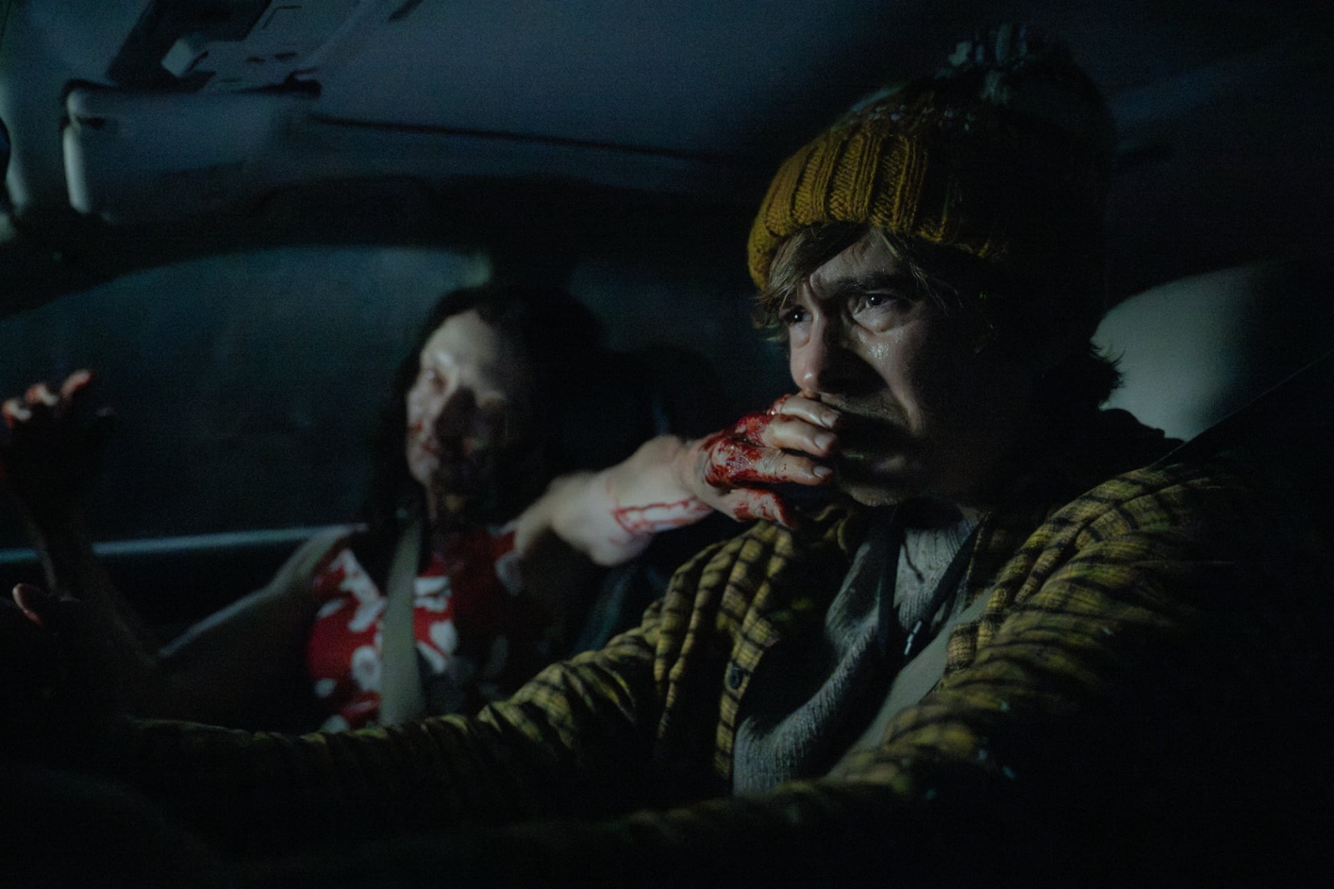 Austin Abrams as Bryan in Zach Cregger's Resident Evil