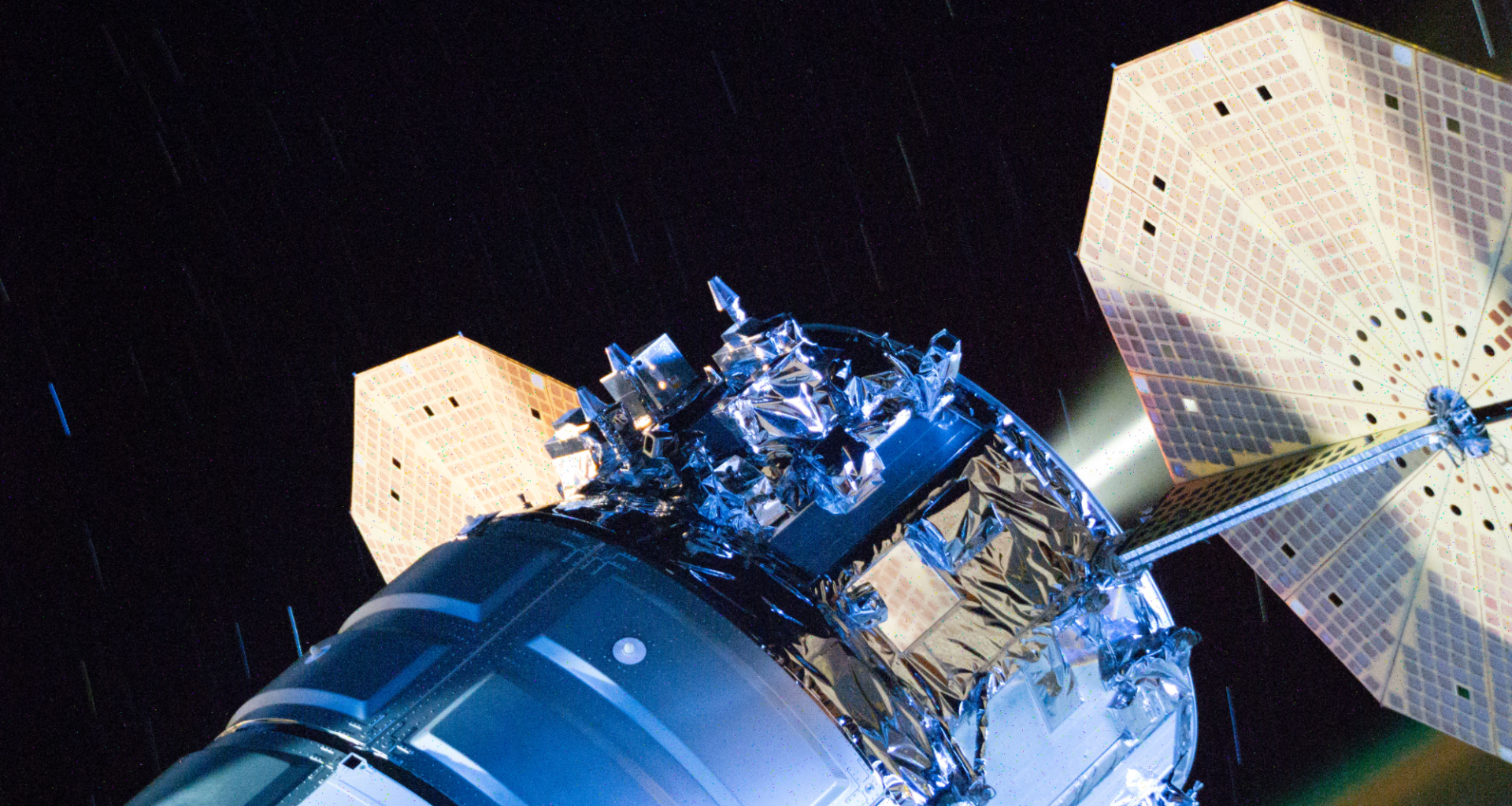 Cygnus the swan lifts up the International Space Station photo of the day for Sept. 14, 2026