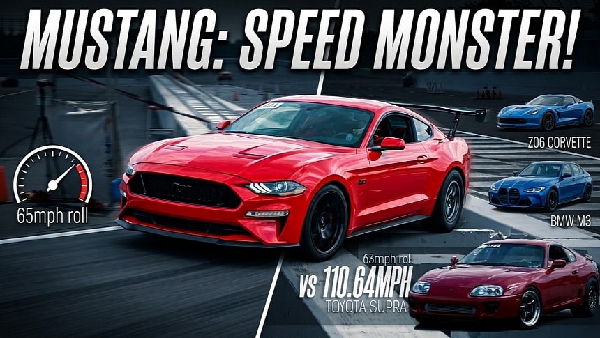 Ford Mustang GT vs Supra, Corvette, M3 on Import 2 Race Ford Mustang GT vs Supra, Corvette, M3 on Import 2 Race