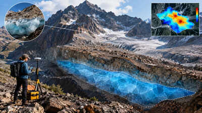 Scientists discover nearly 1 billion tons of water locked inside Utah's rocky glaciers, using gravity measurements to map ice buried beneath mountain debris