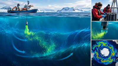 Scientists released a trace gas into the Southern Ocean; years of measurements revealed how slowly deep water mixes across the ocean