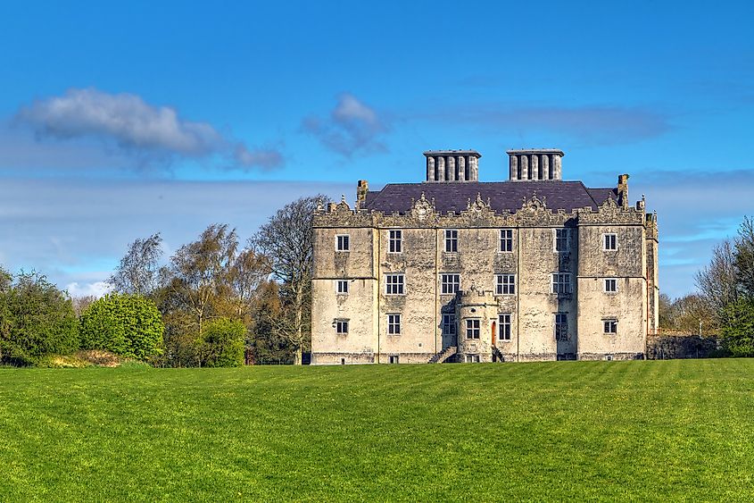 Portumna Castle in County Galway, Ireland.