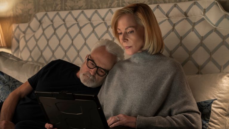 Allison Janney in The Diplomat with actor Bradley Whitford. Pic: Netflix