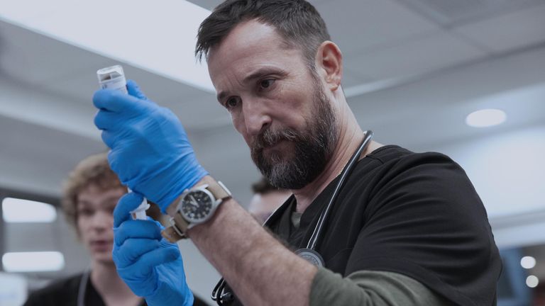 Noah Wyle in The Pitt. Pic: HBO Max