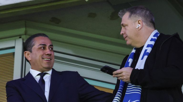 Chelsea co-owner Behdad Eghbali and Todd Boehly