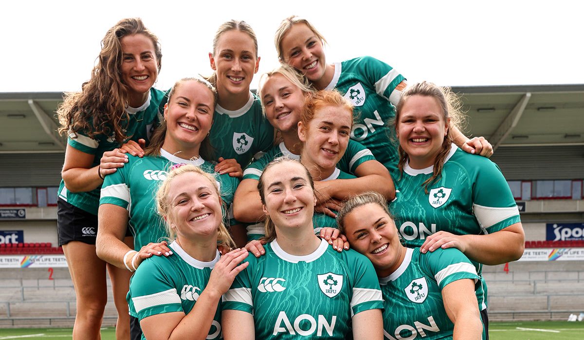 Ireland Women's Rugby Captain's Run. Pic: INPHO/Ben Brady
