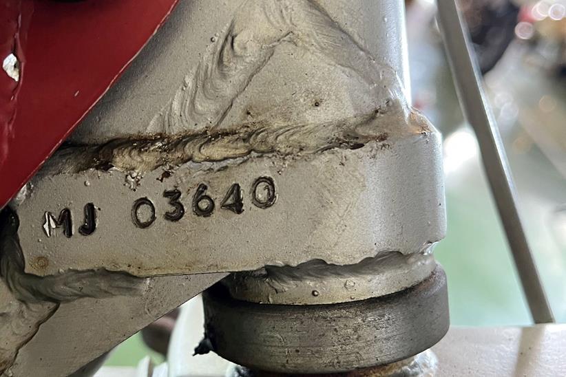 Ex-Steve McQueen, 1972 Husqvarna 250cc Motocrosser frame number