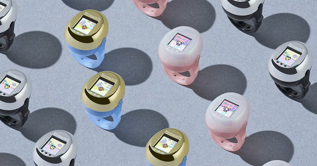 tamagotchi shrinks into wearable ring with LCD color screen