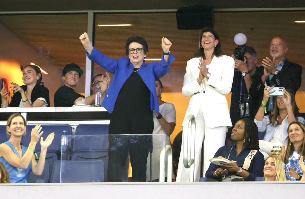 Billie Jean King at the 2026 US Open