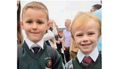 Grandsons of Offaly and Kerry 1982 All Ireland final opponents start school in same class!