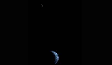 On this day in space! Sept. 18, 1977: NASA's Voyager 1 spacecraft snaps stunning photo of Earth and the moon together from deep space