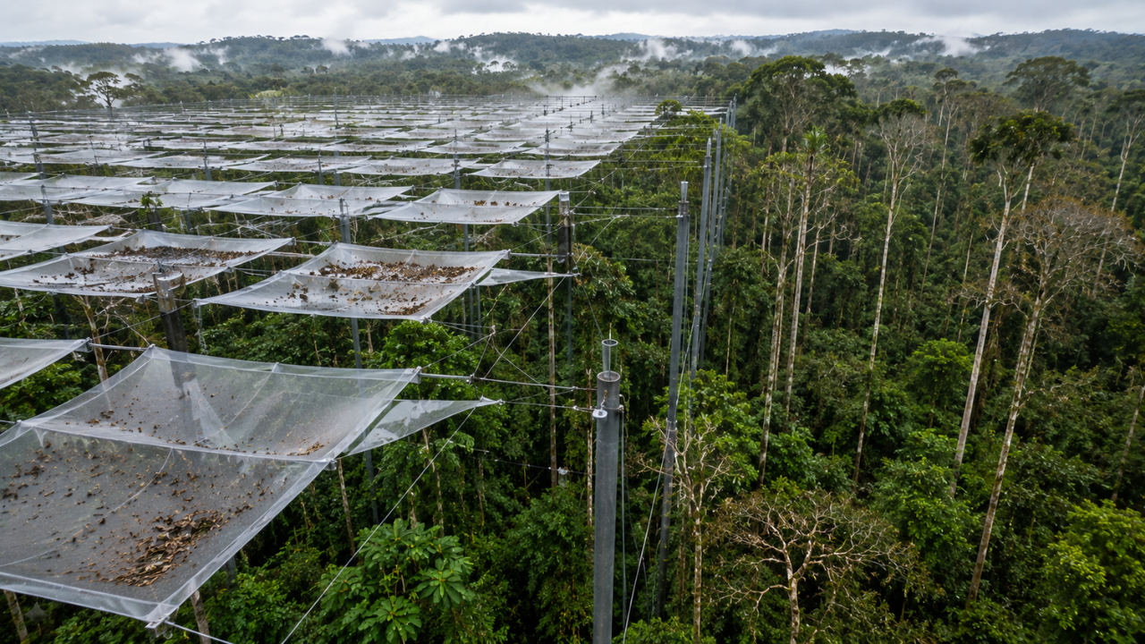 Image AI generated Why did scientists block half the rain in an Amazon rainforest