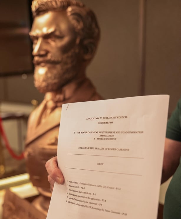 Roger Casement Statue and Application