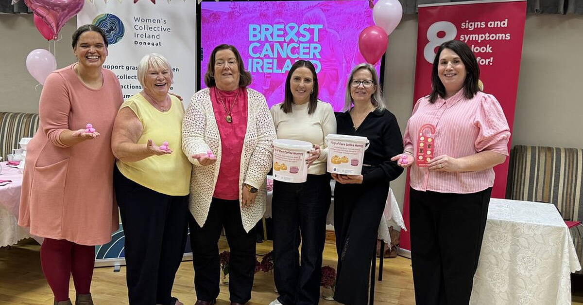 Picture Special: Donegal women share a cuppa for breast cancer awareness