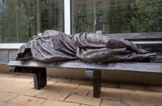 'Homeless Jesus', by Timothy Schmalz, Regis College, University of Toronto, Canada.  Image used with permission of Mr Schmalz.
