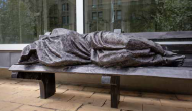 'Homeless Jesus', by Timothy Schmalz, Regis College, University of Toronto, Canada.  Image used with permission of Mr Schmalz.