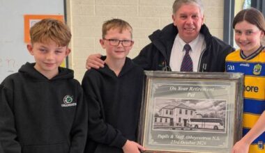Children make presentation to popular County Roscommon school bus driver on his retirement - News