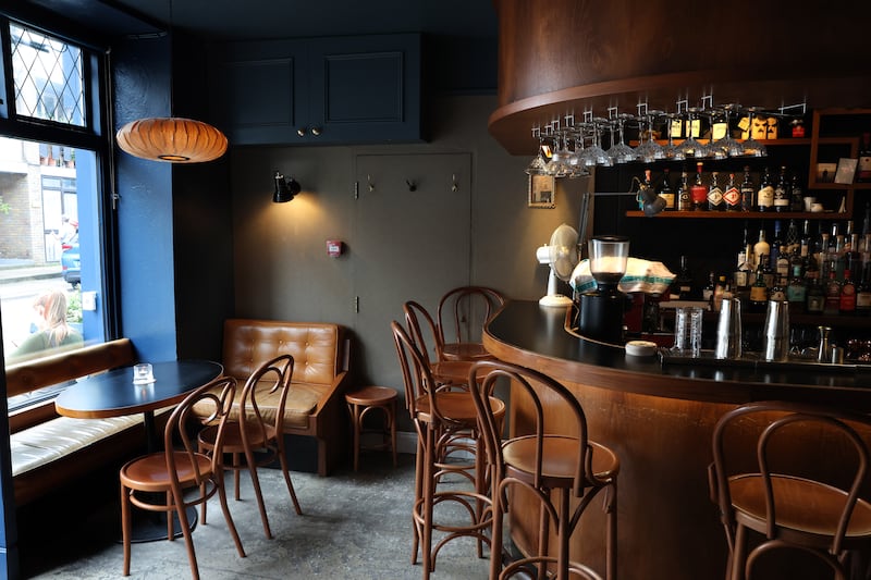 The bar at The Universal. Photograph: Dara Mac Dónaill/The Irish Times