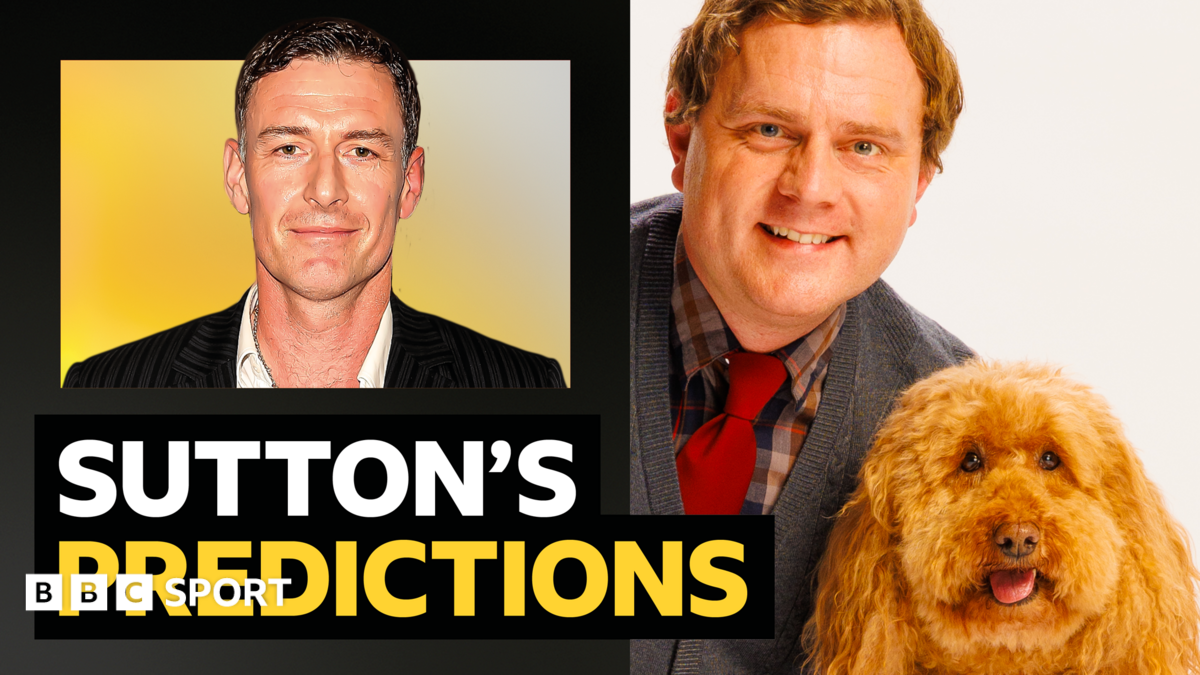 A picture of Chris Sutton with wording next to it that says BBC Sport columnist Chris Sutton