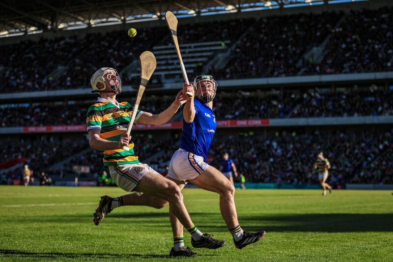 Eoin O'Leary of Glen Rovers and Seán Daly of St Finbarr's in action. Picture: INPHO/David Ribeiro