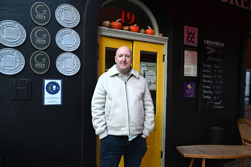 Dermot O’Sullivan, owner of the Greenwich Cafe, said: ‘It would be unwise at the moment to put the rates up’.