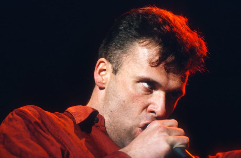 The Fatima Mansions: Cathal Coughlan in Belgium in 1992, during a support slot with U2. Photograph: Gie Knaeps/Getty