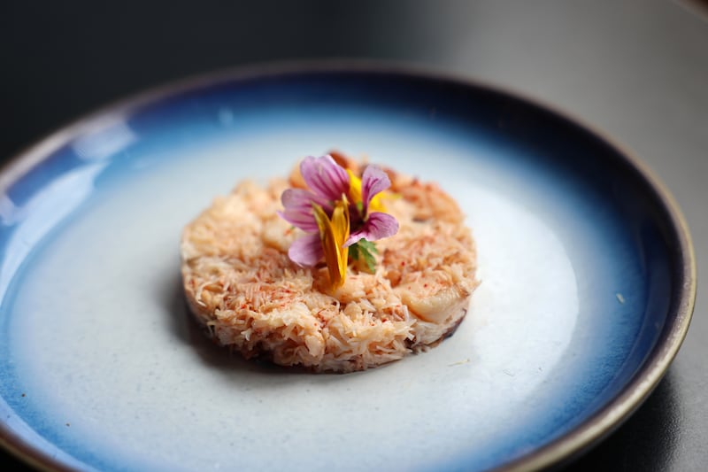 Chilled Doonbeg crab at The Universal. Photograph: Dara Mac Dónaill/The Irish Times
