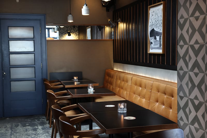 Seating area at The Universal. Photograph: Dara Mac Dónaill/The Irish Times
