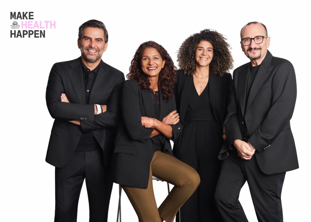 From left, Ramzi Sleiman, CEO of Saatchi & Saatchi and Publicis Health Middle East; Noyala Rajakumar, Head of Publicis Health Middle East; Karen Kamel, Business Lead, Publicis Health Middle East; and Bassel Kakish, Chief Executive Officer, Publicis Groupe Middle East and Turkey.