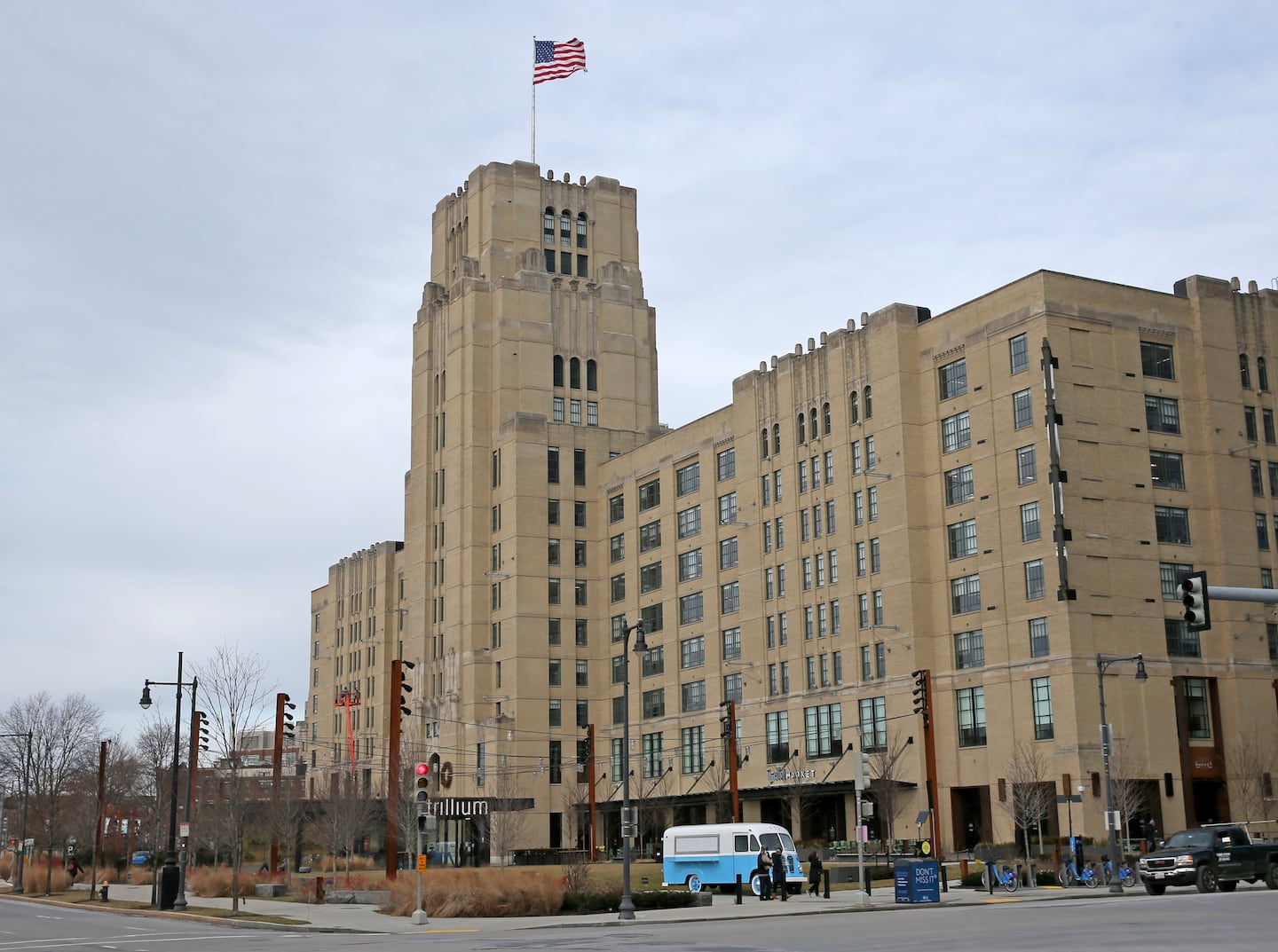 401 Park, as seen in this January 2021 photo.