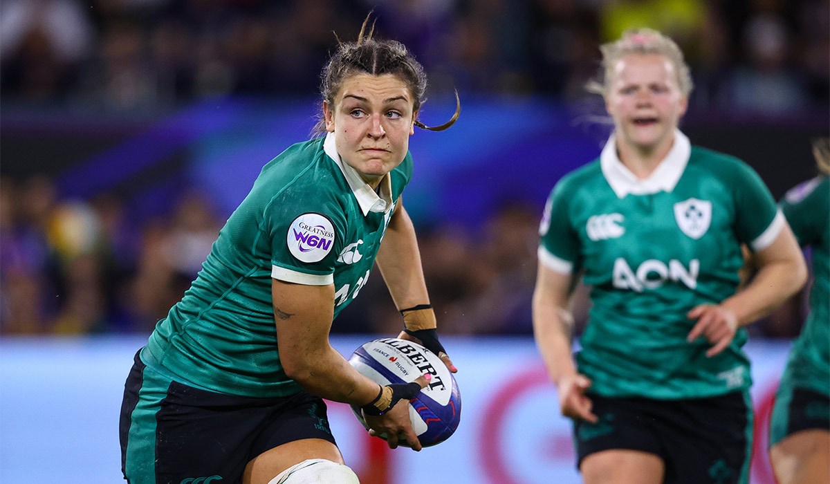 Guinness Women's Six Nations Championship Round 3, Ireland's Erin King. Pic: INPHO