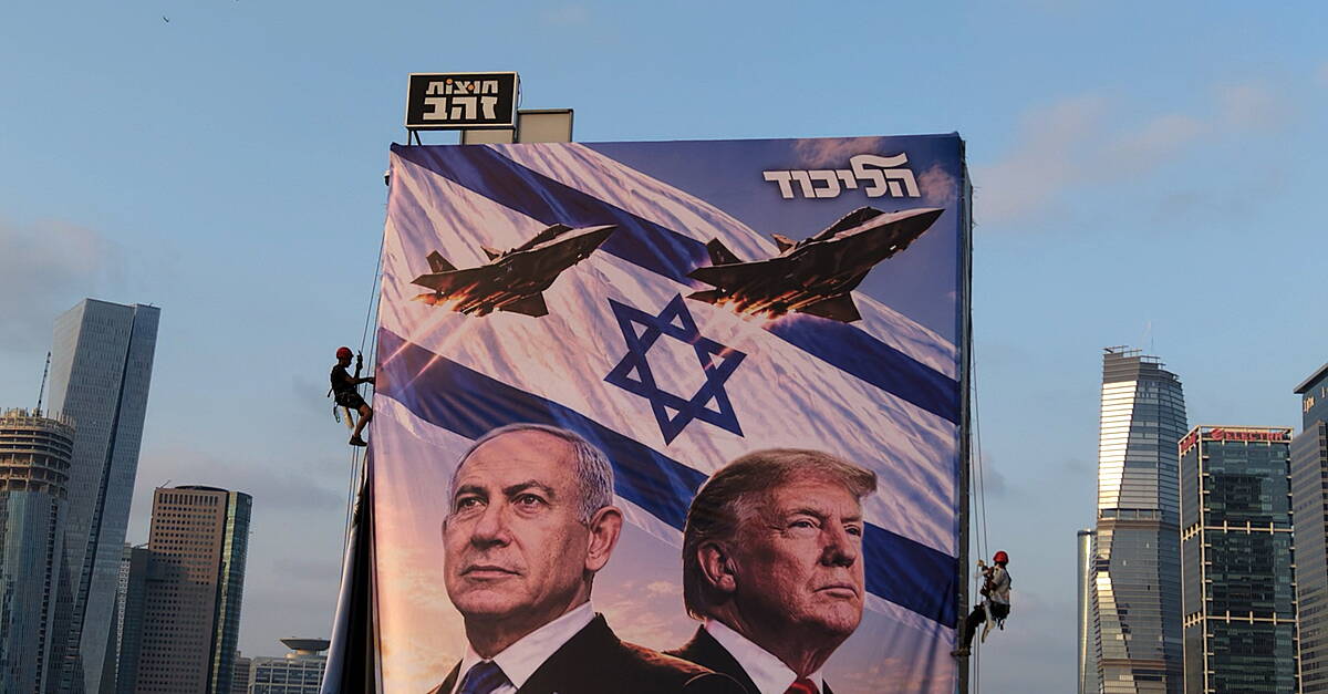 Binyamin Netanyahu posts AI image of nuclear explosion in advance of Israeli elections