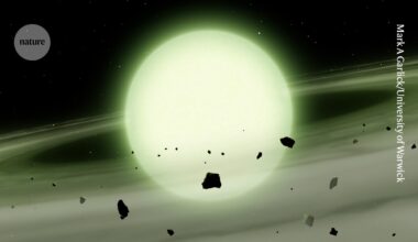 White dwarfs can be green (artist's illustration), a colour that no other form of star exhibits. - Nature