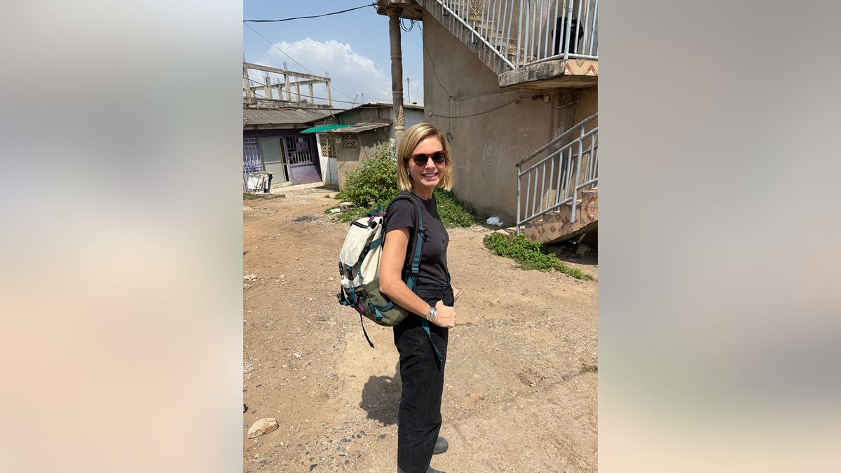 Mariana van Zeller stands for a portrait in Accra, Ghana.