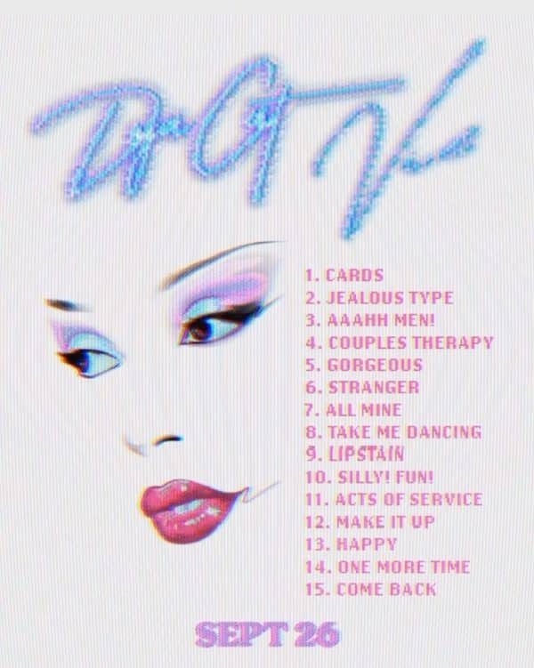 Doja Cat ‘Vie’ track list