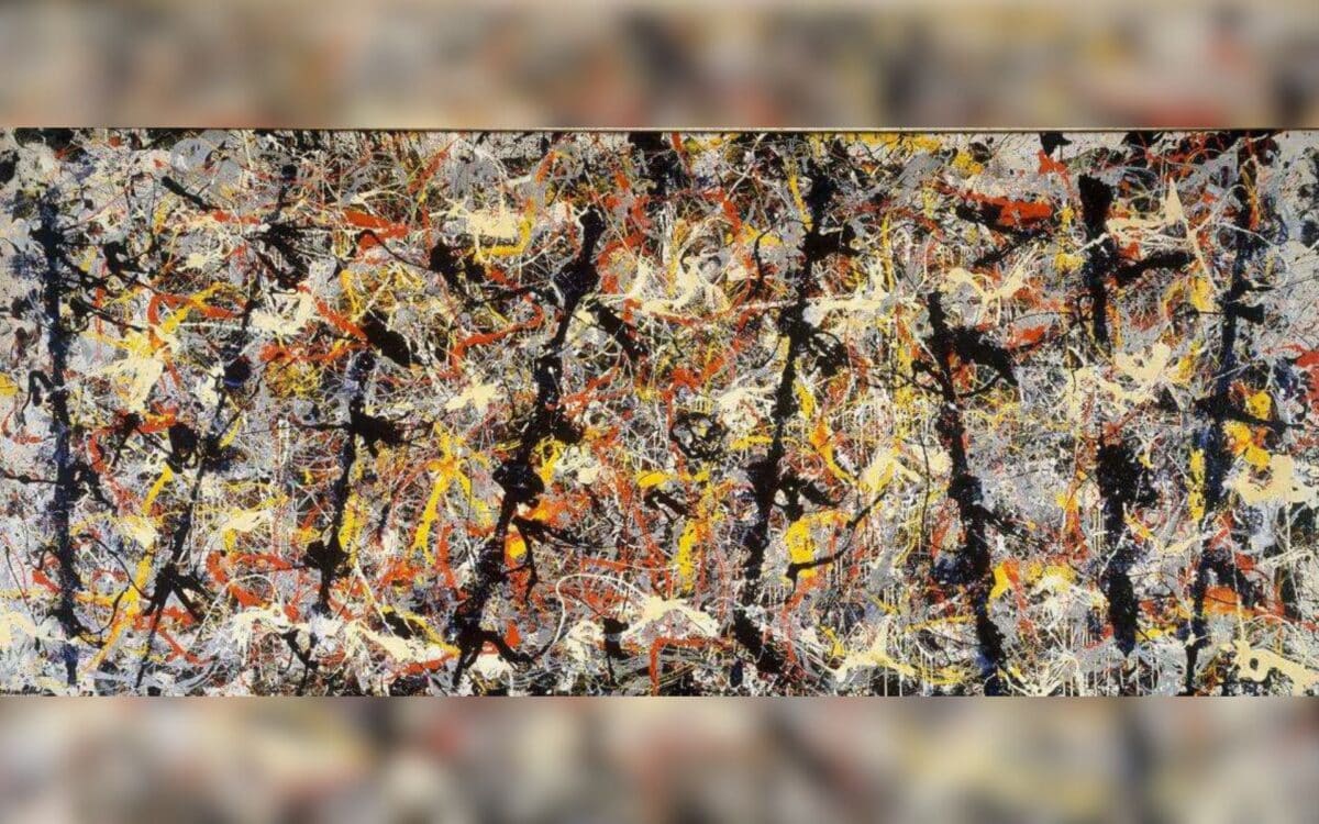 ‘blue Poles’ By Jackson Pollock. Credit Swarezart.com