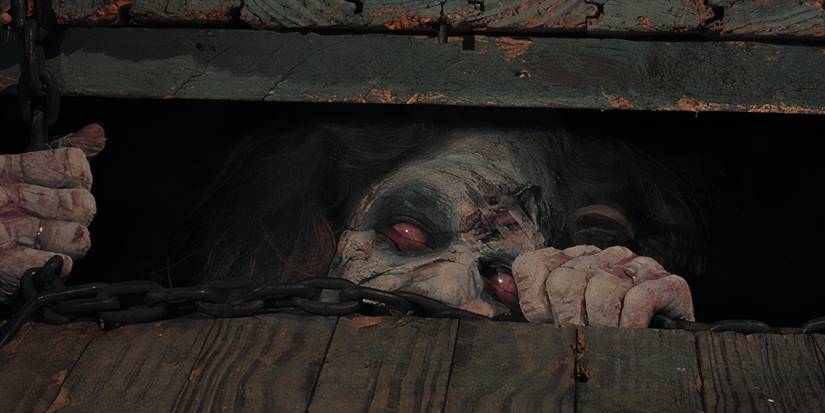 There's a demon in the cellar in The Evil Dead.