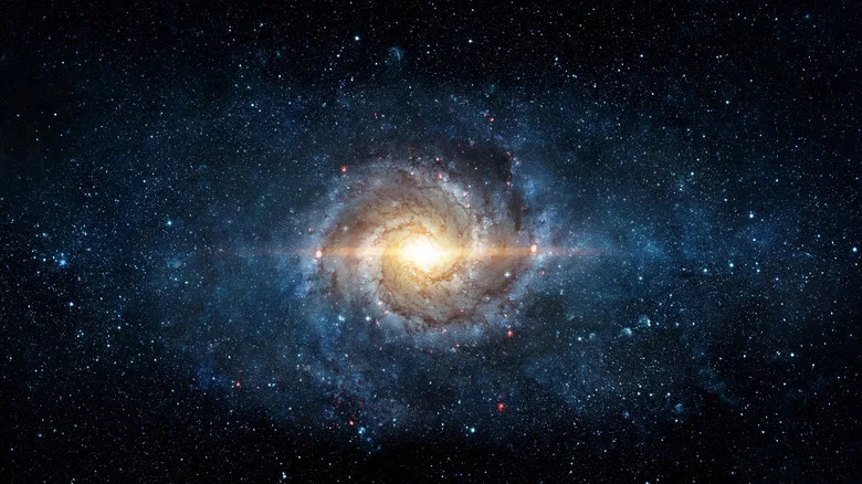 Image of deep space with a galaxy full of stars