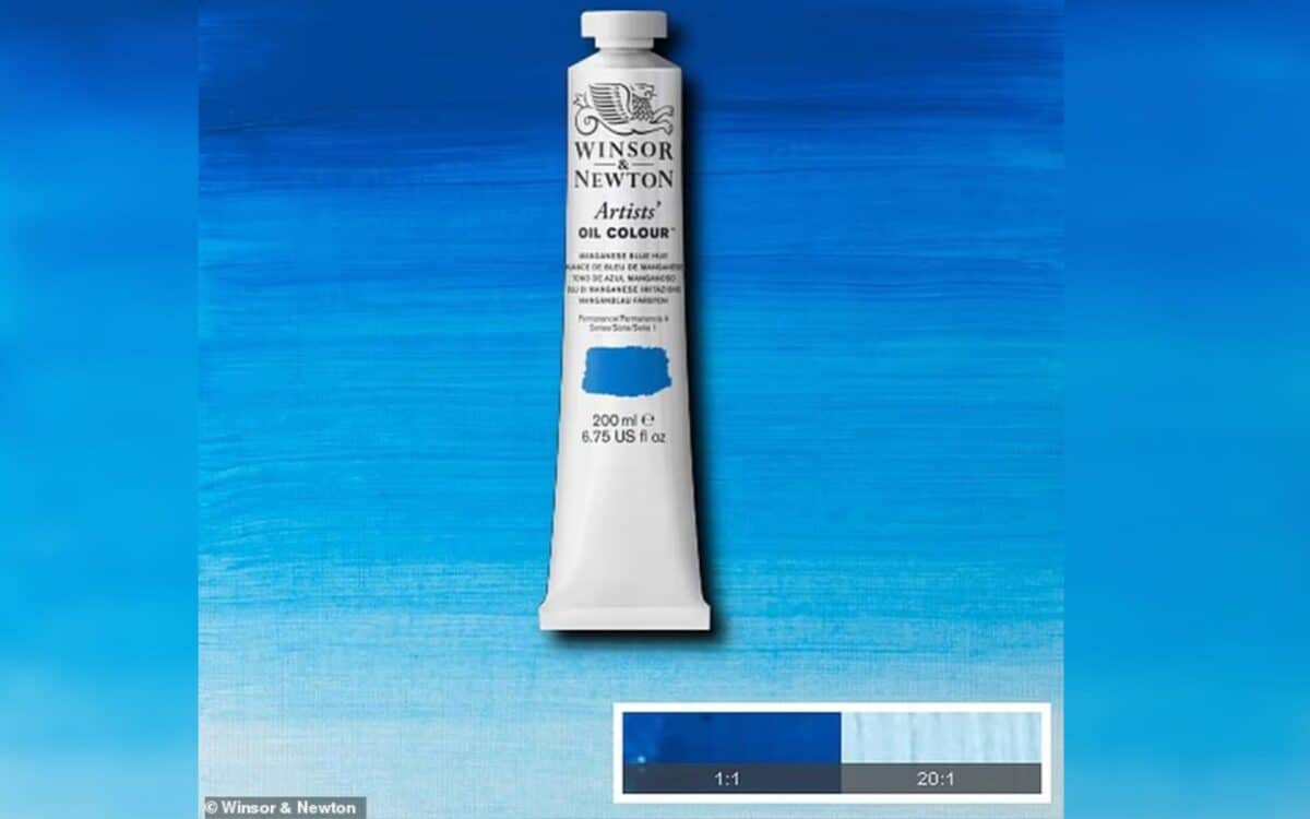 Manganese Blue. Credit Winston & Newton