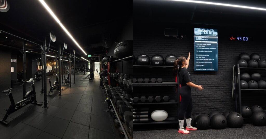 revl sg gym equipment screen community workout