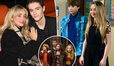 Sabrina Carpenter takes a break from sold-out tour to support 'Girl Meets World' co-star