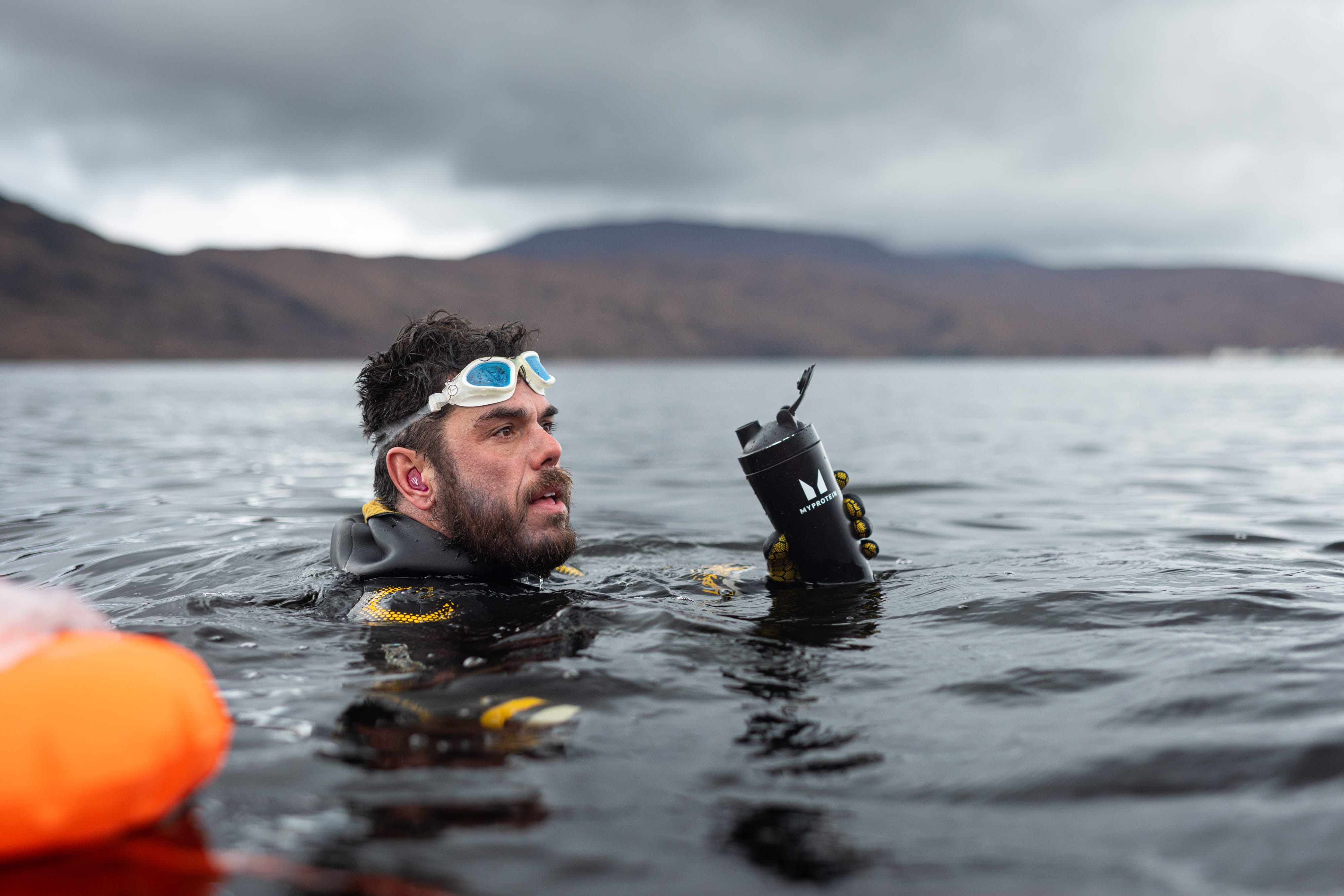 Ross Edgley trained in Scottish lochs to prepare for his ‘Great Icelandic Swim’