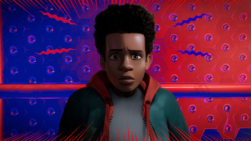 spider man into the spider verse film