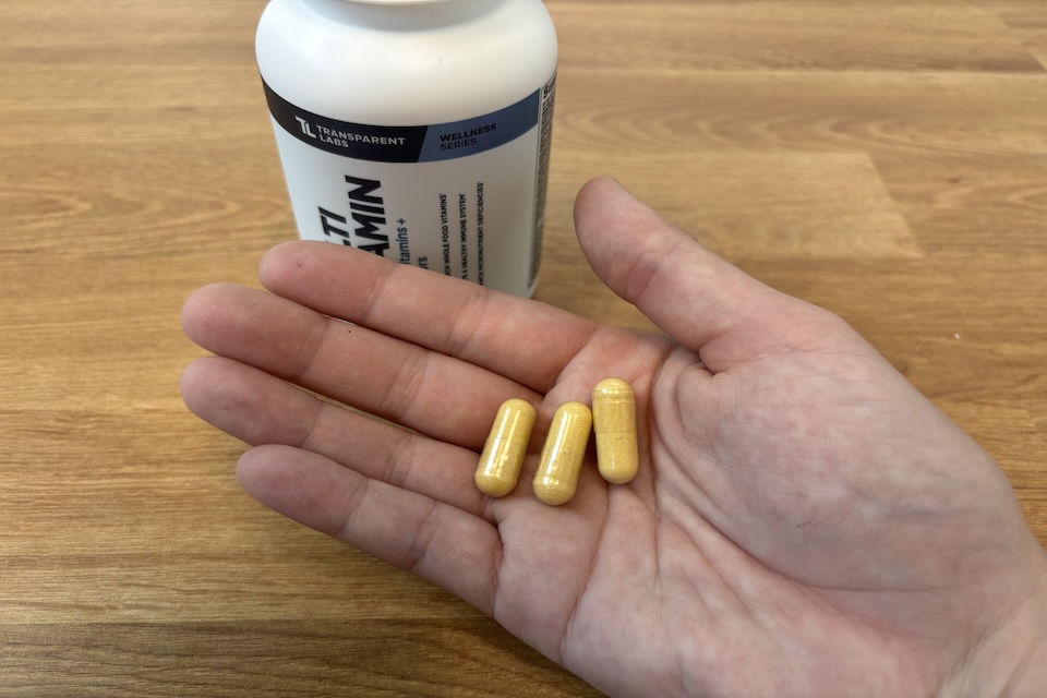 Transparent Labs Multivitamin as best multivitamin