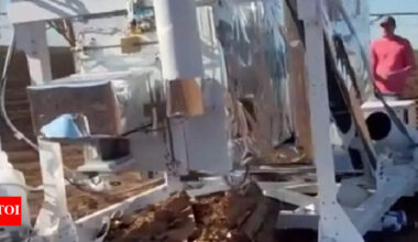 Huge NASA research equipment falls from sky onto Texas farm; local woman stunned | Watch |