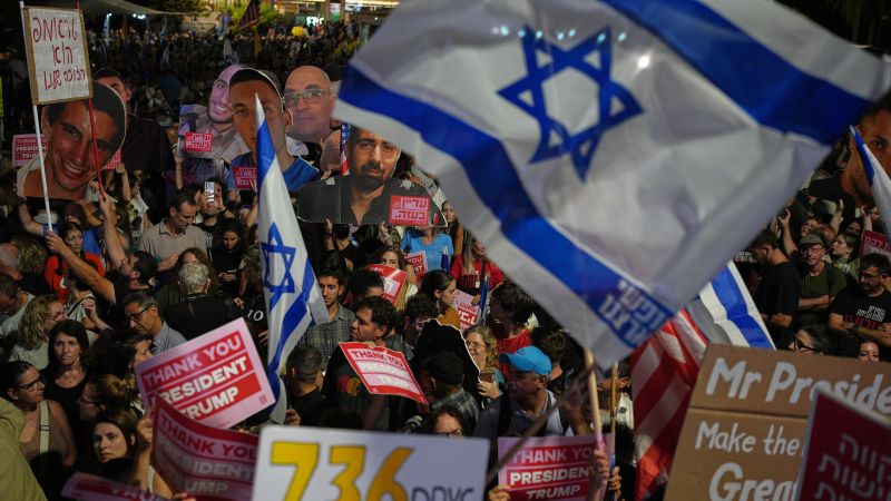 Live updates: Israeli hostages set for release from Gaza as Trump to meet Netanyahu