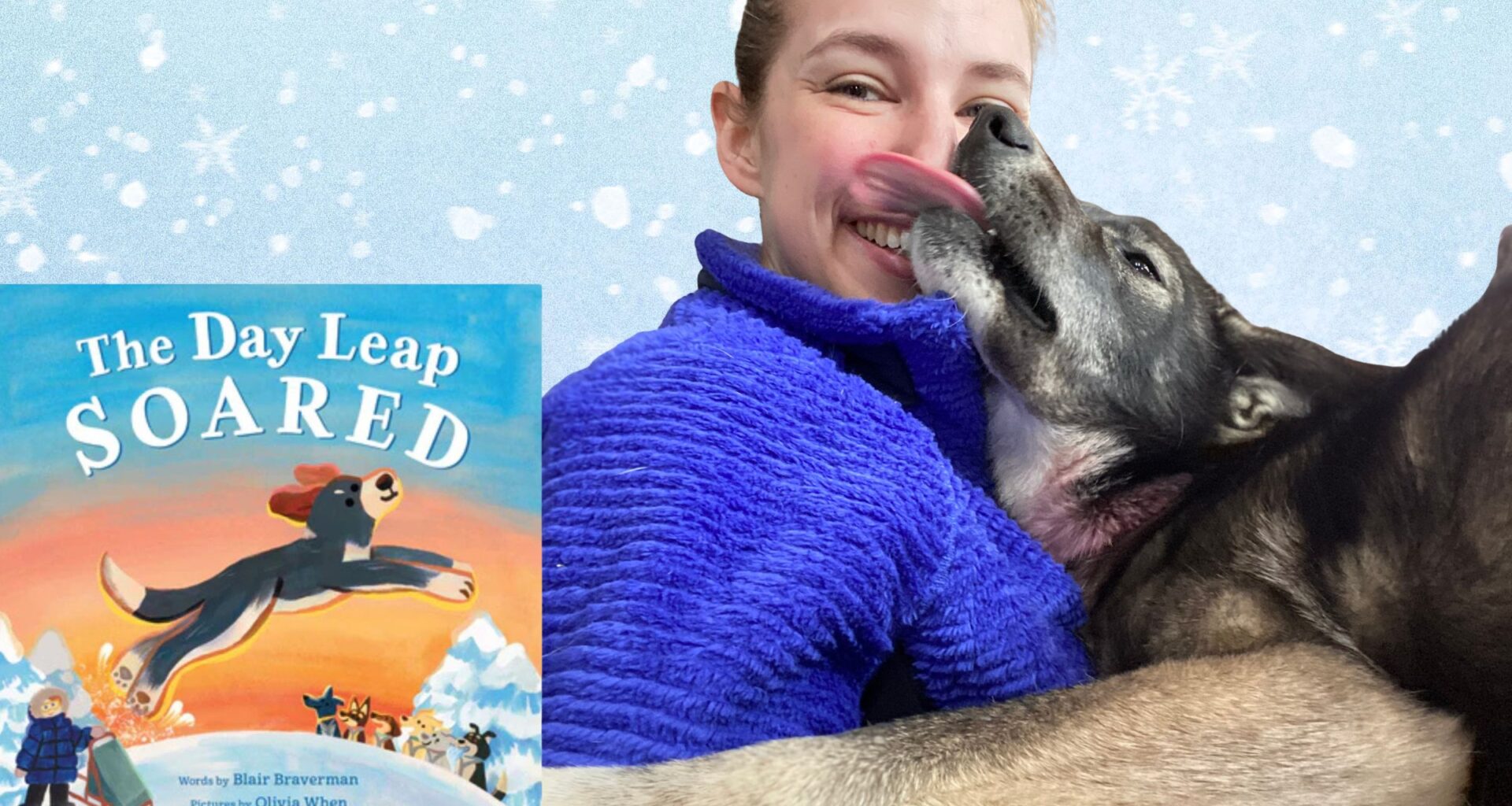 the book cover and the real leap and blair