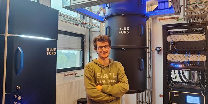 Quantum computing experimental setup